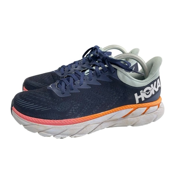 HOKA ONE ONE Clifton 7 Running Shoes Size 9 - Picture 2 of 16